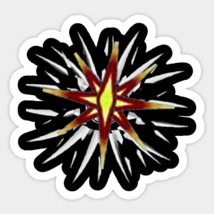 beautyful star art design. Sticker